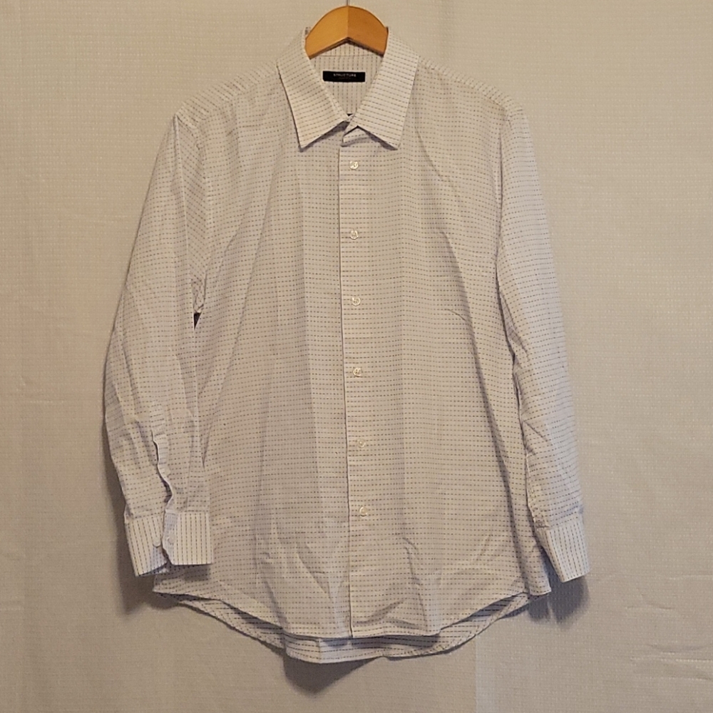Structure Slim Fit Button Down Shirt